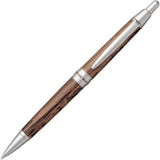 Uni Pure Malt M51025 versatil kalem, meşe fıçı ahşabı gövde ve mat metal aksam, 0.5 mm