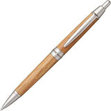 Uni Pure Malt M51025 versatil kalem meşe fıçı ahşabı gövde, mat gümüş klips ve uç, tam boy