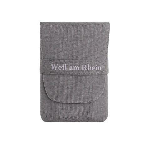 Weil am Rhein 3'lü kalem kılıfı, gri, kapalı, önden görünüş