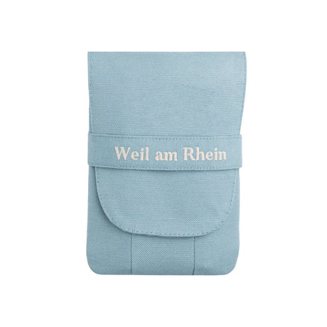 Weil am Rhein 3'lü kalem kılıfı, Tiffany Blue, kapalı, önden görünüş