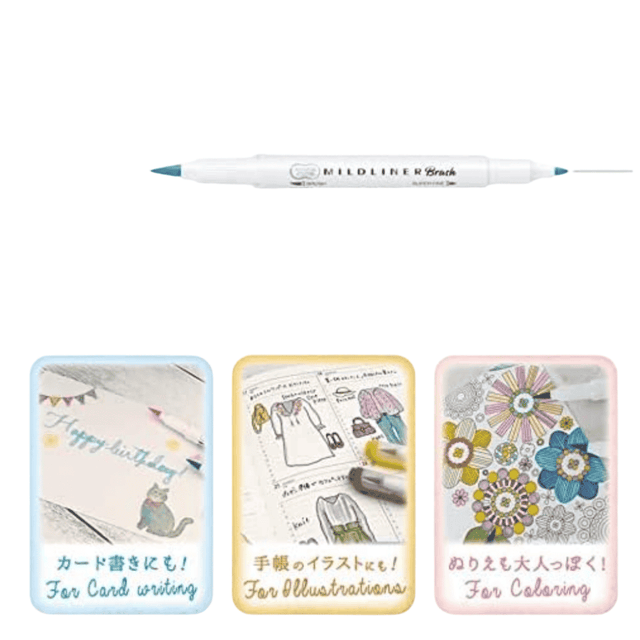 Zebra Mildliner Brush Pen